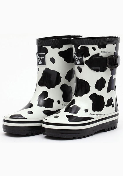 Cow print outlet wellies
