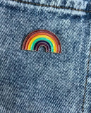 Happy Rainbow Pin Badge