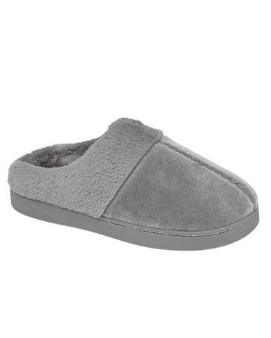 Moco Grey Mule Slipper - Grey