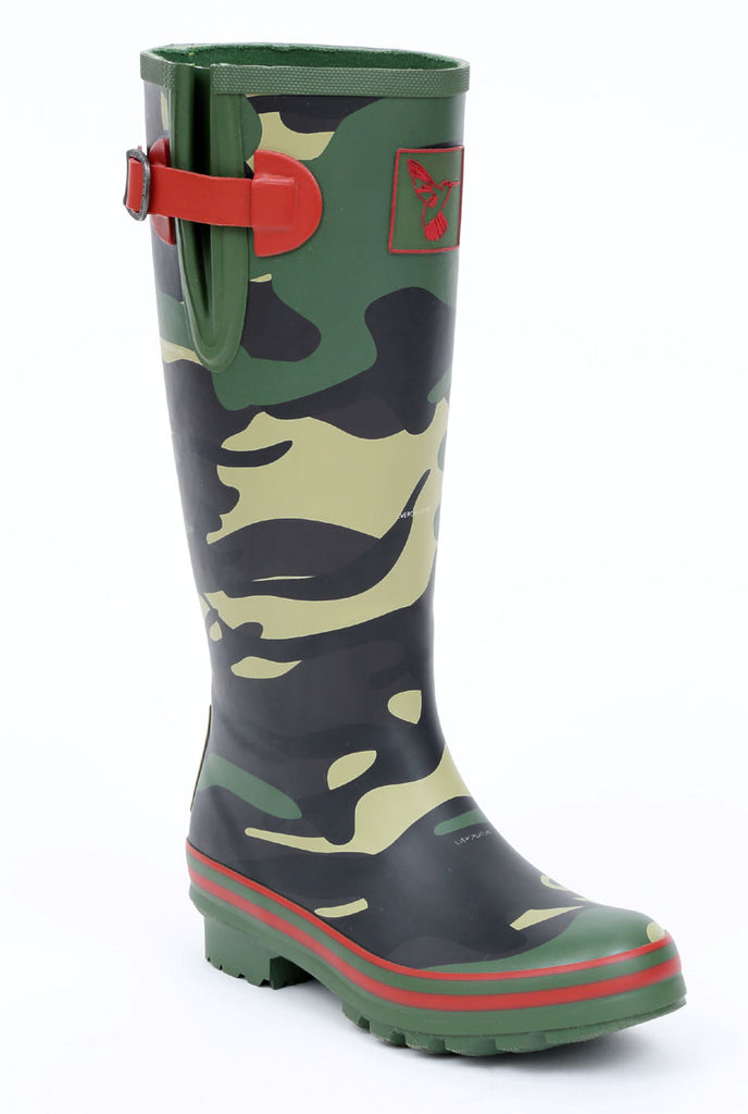 Evercreatures Camouflage Tall Wellies – Funky Wellington Boots