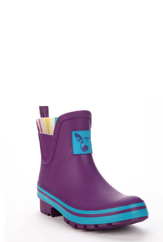 Evercreatures Eggplant Meadow Ankle Wellies