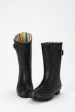 Evercreatures All Black Plain Short Wellies