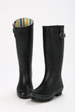 Evercreatures All Black Plain Tall Wellies