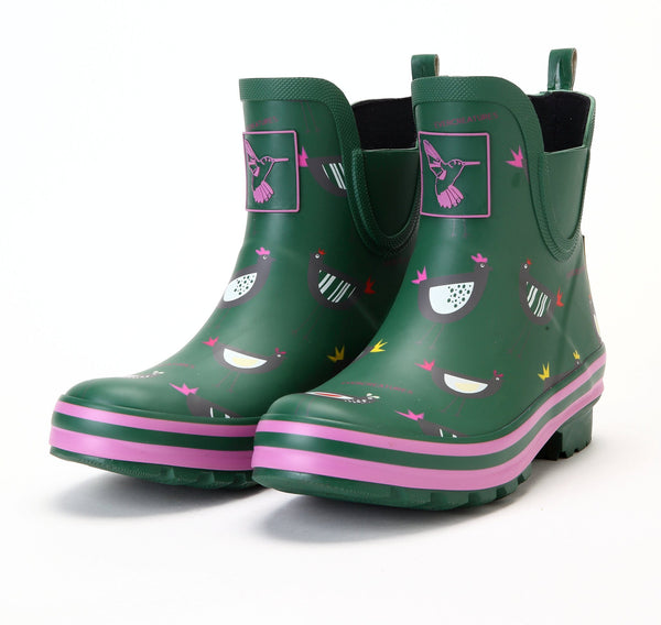 Evercreatures Chicken Meadow Ankle Wellies Evercreatures Chicken Meadow Ankle Wellies