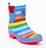 Evercreatures Rainbow Meadow Ankle Wellies